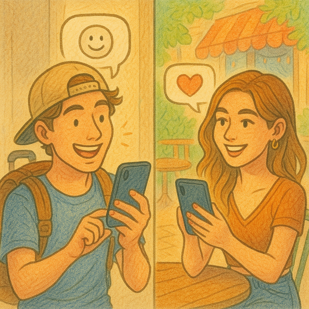 Connect and chat before your trip