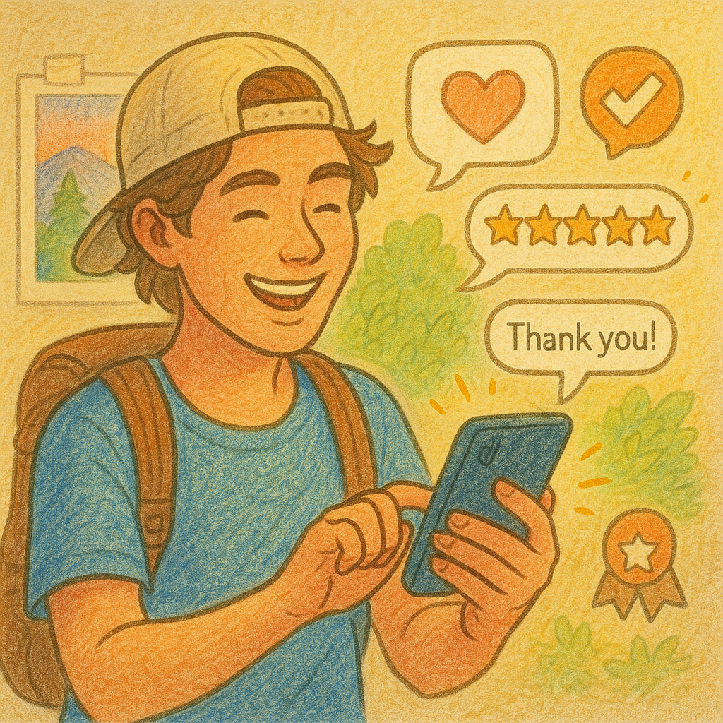 Rate experience and support community